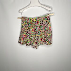 Charolette Russe colorful patterned shorts